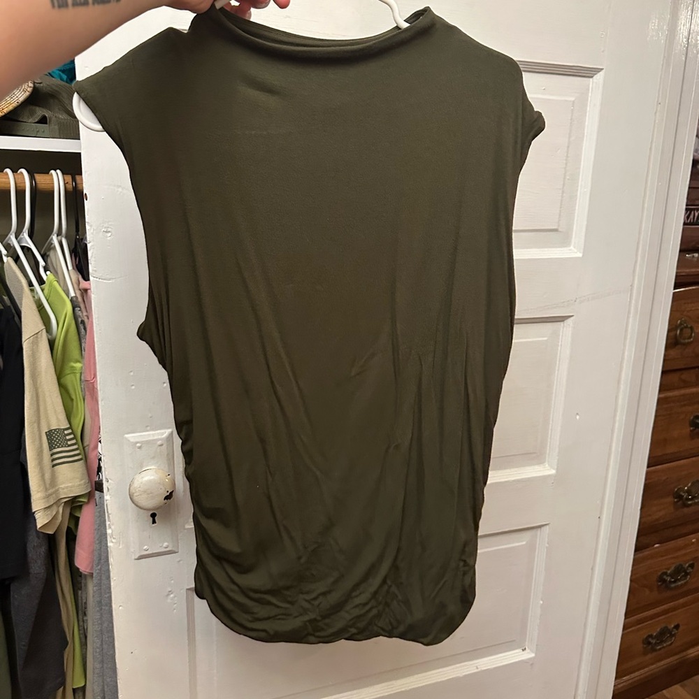 Olive Green Women's Top Maurice's xxl like new